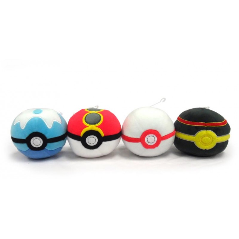 Pokeball Plush Set